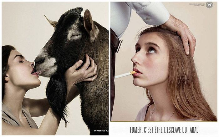 Антитабачная агитация из разных стран