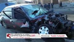 Խոշոր ավտովթար Երևանում. բախվել են Mitsubishi-ն, Porsche Cayenne-ն ու Mercedes GLE-ն